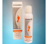 Opale de feu Sanamed crème moussante pour les pieds 150 ml