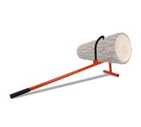 Opaltool Cric à Buches 130cm, Rouleau en Acier Robuste avec Crochet pour Grumes Jusqu'à 12,8 pouces de Diamètre, Outil Timberjack pour Saisir, Déplacer, Serrer et Soulever les Grumes