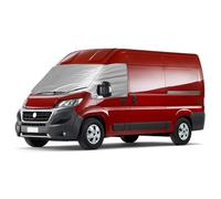 Opaltool Housse de Pare-Brise Tethermique Externe adapté au F-iat Ducato 2006-2022, Housse de Pare-Brise Argentée de Luxe