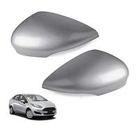 Opaltool Lot de 2 Coque de rétroviseur d'aile de porte pour F-ord Fiesta MK7 2008-2017 côté gauche + droit, Argent Soleil Métallisé