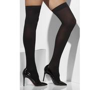 Smiffy's Bas opaques Opaque Hold-Ups Femme Noir Taille unique