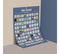 Opari Poster à Gratter 100 Films à Voir dans sa Vie - Affiche Murale 70x50 cm - Papier PEFC - Illustrations Originales - Fabriqué en France - Idée Cadeau Cinéphile