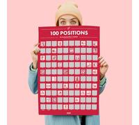 Opari Poster à Gratter 100 Positions du Kamasutra à Tester - Affiche 70x50 cm - Illustrations Sensuelles - Papier PEFC - Fabriqué en France - Idée Cadeau pour Couples