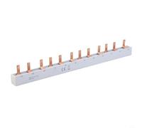 Opatiny 12 modules 63A 230V Power Comb Splitter Busbar pour disjoncteurs DPN Blanc