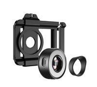 Opatiny 120X Téléphone pour Microscope Lentille LED Light Clip Portable pour Macro pour Loupe pour Smartphones, 12 LED Réglables, Chargement USB C, Loupe Numérique de poche, Compatible avec la plupart