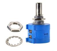 Opatiny 3590S Potentiomètre bobiné à 10 tours 10 K Ohm, trimpot multitours avec résistance à haute température pour commandes industrielles, conditionnement du signal - Tolérance ± 5 %, 2 W (50 K)