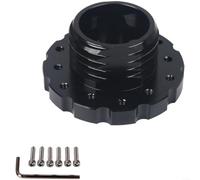Opatiny Adaptateur de base de volant pour Thrustmaster T300 T500 pour TS-PC TX, support en aluminium pour carte SIM Racing Noir