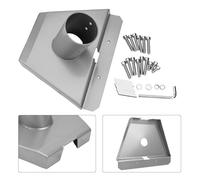 Opatiny Adaptateur de tuyau métallique pour parabole standard Starlink Gen 3, kit de montage résistant aux intempéries avec stabilité à 6 vis, argenté