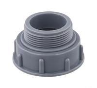 Opatiny Adaptateur réducteur en plastique pour évier de cuisine, tuyau de vidange de robinet, raccord fileté, gris, 58-46 mm ou 60-46 mm (58-46 mm)