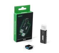 Opatiny Adaptateur USB BT 5.3 sans fil pour Nintendo Switch, PS4, PS5, PC, Android TV - émetteur-récepteur Bluetooth avec configuration Plug-and-Play, portée de 10 m, noir