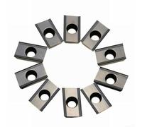 Opatiny APKT1604PDFR-MA Lot de 10 inserts en carbure H01 pour fraisage CNC, 16 x 10 x 5 mm, finition aluminium, semi-finition et finition