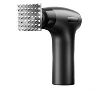 Opatiny Attendrisseur de viande électrique avec tête en acier inoxydable 304, pour steak, bœuf, poulet, gadget de cuisine pour attendrir sans effort, noir