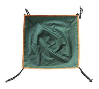 Opatiny Bâche de toit imperméable pour camping en plein air avec revêtement argenté 56 x 56 cm pour 3 à 4 personnes
