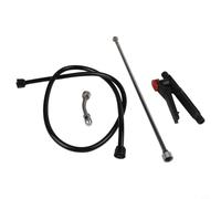 Opatiny Baguette de pulvérisation de rechange de 73,6 cm en acier inoxydable avec connecteur fileté et buse réglable offrant un ajustement sécurisé du tuyau et des options de pulvérisation