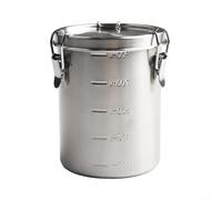 Opatiny Boîte de rangement en acier inoxydable de qualité alimentaire avec système de fermeture hermétique pour produits secs, café, thé, 520-2500 ml (1000 ml)