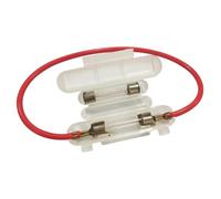 Opatiny Boîte porte-fusible de moto, bloc de relais d'assurance d'alimentation en plastique rouge pour voiture, camion, scooter, compatibilité haute universalité, remplacement direct