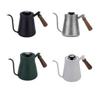 Opatiny Bouilloire col de cygne en acier inoxydable avec thermomètre, bec étroit de 650/850 ml pour un débit d'eau précis, poignée anti-chaleur outil de cuisine