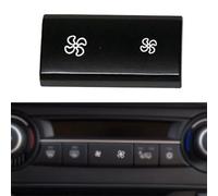 Opatiny Bouton de contrôle du volume du vent pour climatiseur de voiture BMW E70 X1 X6 E71 2006-2014, ABS + PC, noir, 37 x 20 mm