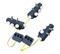 Opatiny Boutons de manette de jeu pour iPad et tablettes, déclencheurs de jeu mobiles à 6 doigts, matériau ABS, contrôle amélioré pour PUBG COD (31,4 ~ 13,5 cm)