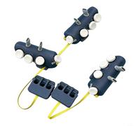 Opatiny Boutons de manette de jeu pour iPad et tablettes, déclencheurs de jeu mobiles à 6 doigts, matériau ABS, contrôle amélioré pour PUBG COD (2,9 ~ 9,1 pouces)