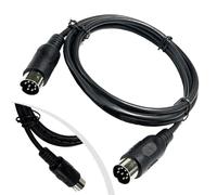 Opatiny Câble DIN 8 broches mâle vers mâle 1,5 m pour appareils MIDI - Câble d'extension en fil de cuivre durable avec faible interférence