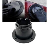 Opatiny Cache de câble de direction noir pour tableau arrière - 120 mm de diamètre - Avec trous de montage et attaches de câble - Câblage de bateau pour protection