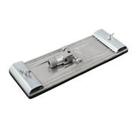 Opatiny Cadre de support de ponceuse manuelle en alliage d'aluminium de 5 mm d'épaisseur pour ponçage automatique, compatible avec tige télescopique, argenté, 23,5 x 8 cm (filetage extérieur)