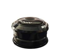 Opatiny Casque de vélo semi-caché scellé à double roulement pour tube droit, alliage d'aluminium, 44 x 44 mm, noir