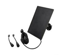 Opatiny: Chargeur de panneau solaire extérieur, avec batterie 6000 mAh intégrée, design étanche IP66, port de type C pour caméras de trail