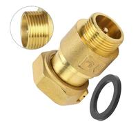 Opatiny Clapet anti-retour à bascule pour compteur d'eau - Vanne à débit unidirectionnel en laiton DN15 à DN25 avec construction haute résistance et conception à faible résistance