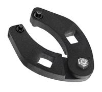 Opatiny Clé à écrou de presse-étoupe réglable pour cylindres hydrauliques, diamètre de 6,35 mm à 9,5 cm, réversible pour trous d'épingle de 6,35 mm et 7,2 cm, fabriquée en acier pour la ferme