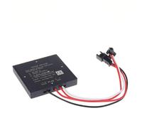 Opatiny Commutateur de capteur tactile miroir pour lumières LED, DC12V 3A 36W gradation progressive salle de bain Smart Home Switch avec arrière-plan, composant électronique noir