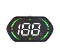 Opatiny Compteur de vitesse GPS numérique HUD Affichage tête haute en temps réel pour moniteur MPH avec luminosité automatique pour camions SUV bateaux (vert)