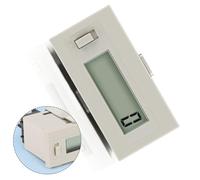 Opatiny Compteur numérique à 6 chiffres pour série H7EC sans tension 48 x 24 mm Montage sur panneau 10 cps avec verrouillage du compte