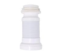 Opatiny Connecteur flexible pour tuyau d'évacuation de toilettes, tuyau d'évacuation en PVC 250 mm-500 mm, blanc durable, raccord d'égout avec ajustement universel