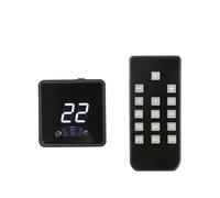 Opatiny Contrôleur de vitesse de ventilateur PWM à 4 broches avec télécommande, entrée DC5521 et Type-C, 5 V/12 V/24 V 60 W pour refroidissement PC DIY