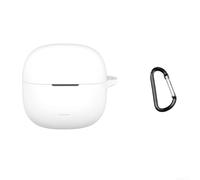 Opatiny Coque en silicone avec crochet de suspension pour redmi pour écouteurs 8 pour lite (blanc)