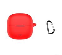 Opatiny Coque en silicone avec crochet de suspension pour redmi pour écouteurs 8 pour lite (rouge)