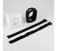 Opatiny Coque en Silicone Etanche pour JBL Clip 4 - Protection Antichoc Anti-Poussière avec Coins Renforcés et Dragonne - Noir