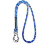 Opatiny Corde de balançoire pour arbre avec mousqueton - Corde de suspension en polyester - 50/100/150 cm - Bleu - Capacité de charge de 200 kg - Pour balancelle et hamac en extérieur