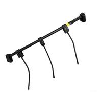 Opatiny Crochet de porte pour couronnes de Noël et décoration d'Halloween - Support réglable de 80 à 170 cm sans dommage, noir