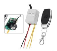 Opatiny DC 4V-12V Relais sans fil Commutateur de télécommande avec technologie d'apprentissage du code et transmission de signal forte pour portes automatiques, équipement de levage, systèmes
