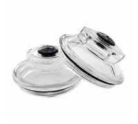 Opatiny Dexter K71-148-00 Lot de 2 couvercles d'huile d'essieu de remorque pour modèles 9 K 10 K 12 K 15 K en plastique blanc Protection anti-poussière 10,2 cm OD 4-12 filetages Installation facile