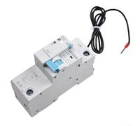 Opatiny Disjoncteur Wi-Fi intelligent, pour application Tuya Télécommande 63 A Disjoncteur avec moniteur de tension et de courant, relais de protection contre les surtensions pour appareils ménagers