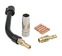 Opatiny Ensemble de buses de soudage MB15 en laiton avec ouverture de 0,6 à | Convient aux lampes de poche 15AK SB15, comprend pour col de cygne, couvercle, tige, 5 embouts, construction en laiton