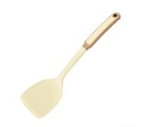 Opatiny Ensemble spatule et cuillère à soupe en silicone résistant à la chaleur, ustensiles de cuisine flexibles avec poignée ergonomique, facile à nettoyer, 34 cm et 32,5 cm