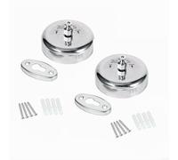 Opatiny Étendoir mural rétractable en acier inoxydable pour intérieur ou extérieur 2,8 m