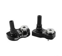 Opatiny Extension de selle de frein V pour vélo - Hauteur réglable de 22 mm, alliage d'aluminium AL7075, adaptateur léger de 55 g pour freins en V sur cadre ou fourche (noir)