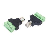 Opatiny Facile à installer pour connecteur RJ45 vers terminal 8 broches pour les tâches de réseau