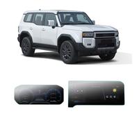 Opatiny Film de protection d'écran en verre trempé pour navigation et affichage des instruments, épaisseur 0,33 mm, dureté 9H, anti-traces de doigts, installation facile pour Toyota Land Cruiser LC250